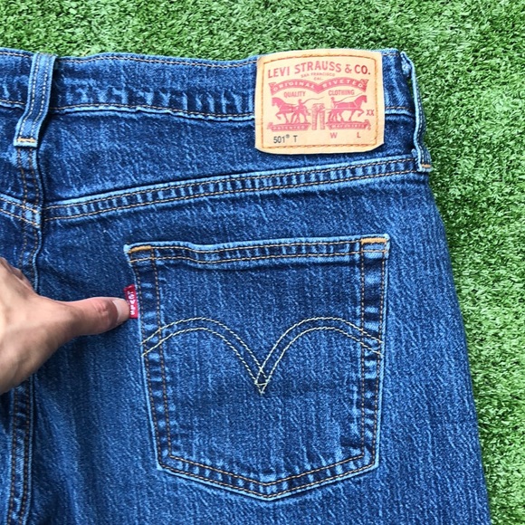 Levi’s 501 T Tapered Jeans sz 29 - Picture 10 of 14